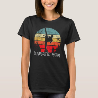Klassische coole Karate-Mama japanische Kampfkunst T-Shirt