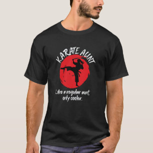 Klassische Coole Karate-Tante Karate-Tante T-Shirt