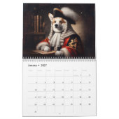 Klassische Corgi Portraits Kalender (Jan 2027)