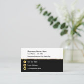 Klassische Corporate Führungskraft-Editable Busine Visitenkarte (Stehend Vorderseite)