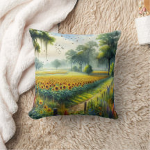 Klassische Country Hütte Blumenbemalung