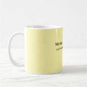 Klassische Creative Trendy Cream Color Kaffeetasse (Links)