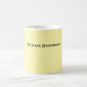 Klassische Creative Trendy Cream Color Kaffeetasse