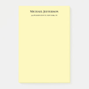 Klassische Creative Trendy Cream Color Post-it Klebezettel