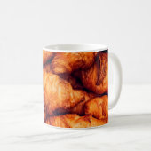 Klassische Croissants, Topansicht Kaffeetasse (VorderseiteRechts)