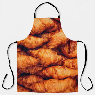 Klassische Croissants, Topansicht Schürze