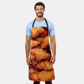 Klassische Croissants, Topansicht Schürze (Getragen)