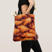 Klassische Croissants, Topansicht Tasche (Von Nahem)
