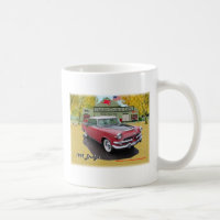 Klassische Cruisin Auto-Dodge-Tasse 1955