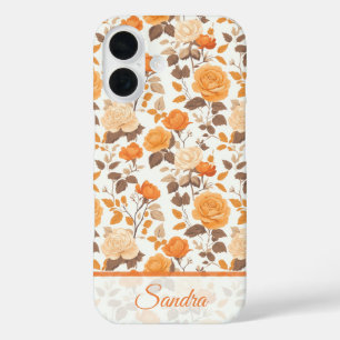 Klassische Damenaccessoires Rose Name iPhone 16 Hülle