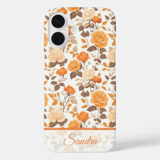 Klassische Damenaccessoires Rose Name Case-Mate iPhone Hülle (Rückseite)