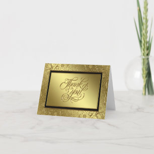 Klassische Dankeskarten zur goldenen Hochzeit Dankeskarte