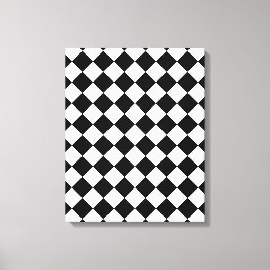 Klassische Dekoration aus schwarzem und weißem Hol Leinwanddruck (Vorderseite)