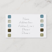 KLASSISCHE DESIGNER-GESCHÄFTSKARTEN VISITENKARTE (Rückseite)