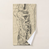 Klassische Dinosaurier Badhandtuch Set (Handtuch)