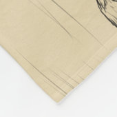 Klassische Dinosaurier Fleecedecke (Ecke)