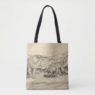 Klassische Dinosaurier Tasche