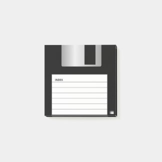 Klassische Diskettenlaufwerk - Nachhinweise Post-it Klebezettel