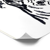 Klassische Doggie Bag Grafik Poster (Ecke)