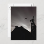 Klassische Domed Saucer 2 Postkarte (Vorne/Hinten)