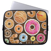 Klassische Doughnut Laptopschutzhülle (Vorderseite)
