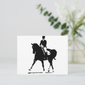 Klassische Dressur 7 Postkarte (Stehend Vorderseite)