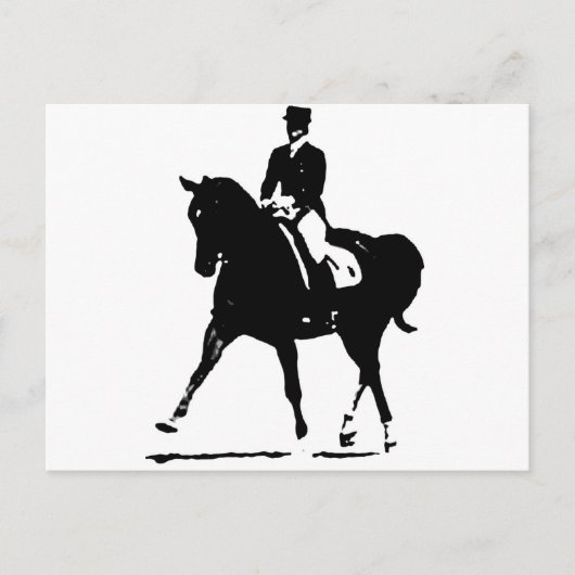 Klassische Dressur 7 Postkarte (Vorderseite)