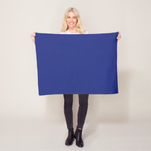 Klassische Dunkelblaue Akzent-Fleece-Decke Fleecedecke