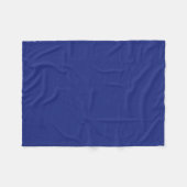 Klassische Dunkelblaue Akzent-Fleece-Decke Fleecedecke (Vorderseite (Horizontal))