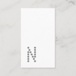 Klassische einfache berufliche vertikale visitenkarte