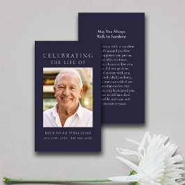 Klassische Einfache Gedenkkarte