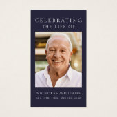 Klassische Einfache Gedenkkarte (Vorderseite)