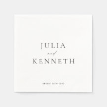 Klassische einfache neutrale Hochzeit