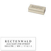 Klassische einfache zeitlose traditionelle Rücksen Gummistempel (Stempel)