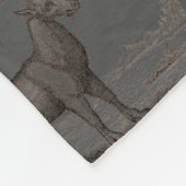 Klassische Einhorn Antike Mythische Magische Kreat Fleecedecke (Ecke)