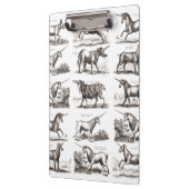 Klassische Einhorn Antike Mythische Magische Kreat Klemmbrett (Links)