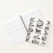 Klassische Einhorn Antike Mythische Magische Kreat Notizblock (Innenseite)