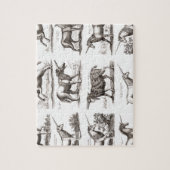 Klassische Einhorn Antike Mythische Magische Kreat Puzzle (Vertikal)