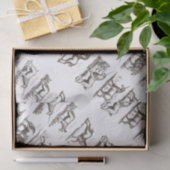 Klassische Einhorn Antike Mythische Magische Kreat Seidenpapier (Geschenk)