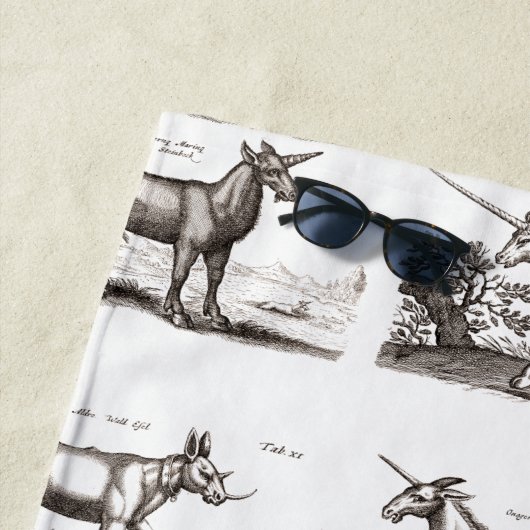 Klassische Einhorn Antike Mythische Magische Kreat Strandtuch (Beispiel)