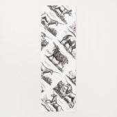 Klassische Einhorn Antike Mythische Magische Kreat Yogamatte (Rückseite)