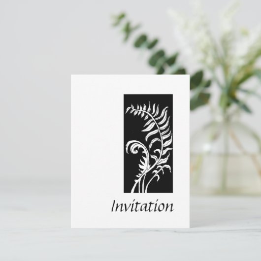 Klassische Einladung (Stehend Vorderseite)