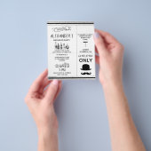 Klassische Einladung zur Bachelor Party. Flyer (Gruppe)