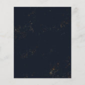 Klassische Einladung zur Bachelor Party. Flyer (Hinten)