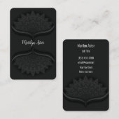 Klassische, einzigartige, zweiseitige Visitenkarte (Vorne/Hinten)