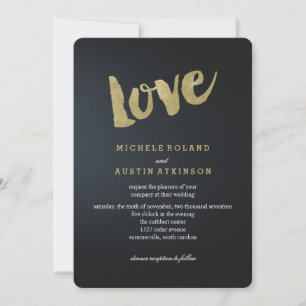 Klassische Elegance   Einladung zur Hochzeit