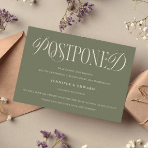 Klassische Elegance - Hochzeitsupdate-Seite versch Einladung