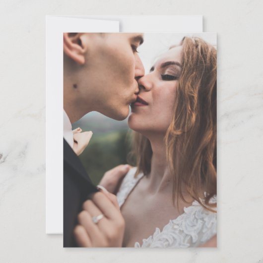 Klassische Elegance-Kalligrafie-Monografie Einladung (Rückseite)