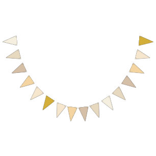 Klassische Elegance Perle an weiche Gold Gradient Wimpelkette