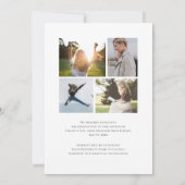 Klassische Elegance Script Abschluss Ankündigung (Rückseite)